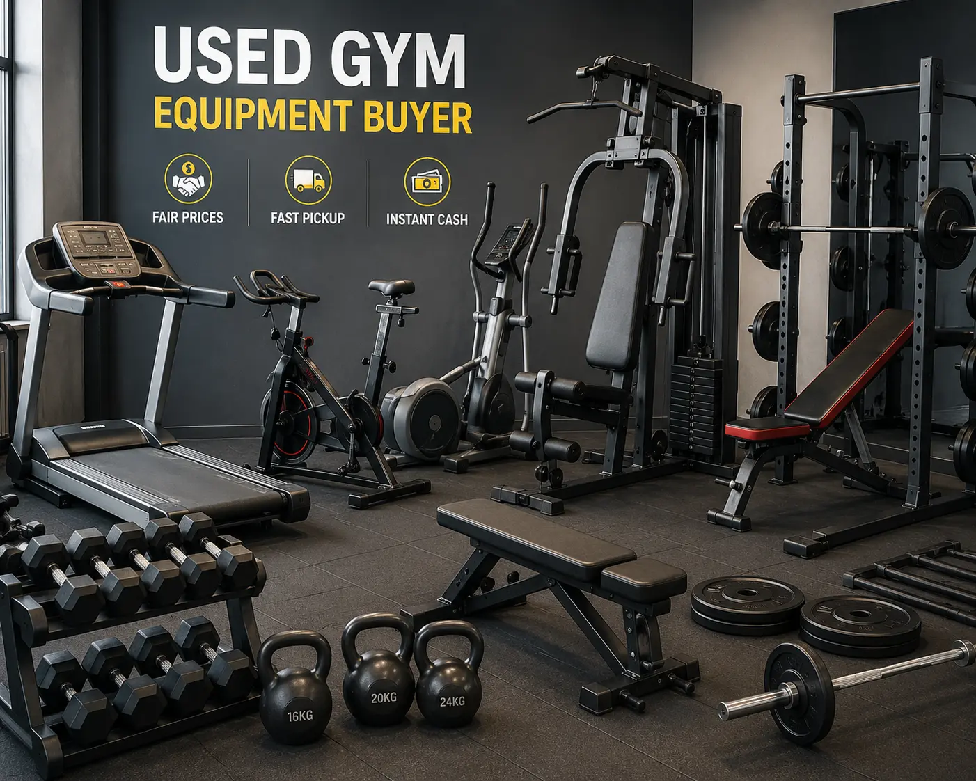 Used gym equipment buyer